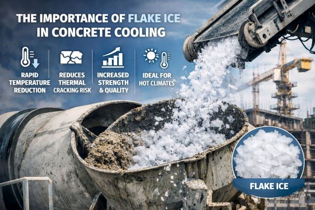 The Strategic Importance of Flake Ice Among Concrete Cooling Factors
